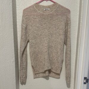Madewell Cream Knit Sweater